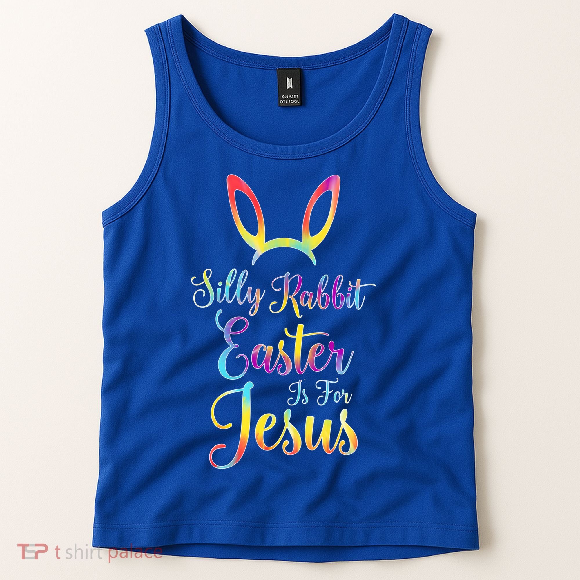 Christian Easter Silly Rabbit Easter Is For Jesus Gift Tank Top