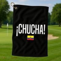 Chucha Ecuadorian Slang Ecuador Golf Towel thumb 1
