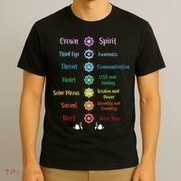 Chakra Energy Spirit Soul Spiritual Health Healing T-Shirt thumb 3