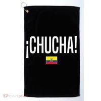 Chucha Ecuadorian Slang Ecuador Golf Towel thumb 0