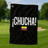 Chucha Ecuadorian Slang Ecuador Golf Towel thumb 1