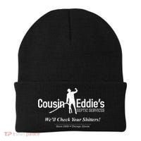 Cousin Eddie's Septic Service We'll Check Your Shitters! Beanie thumb 0