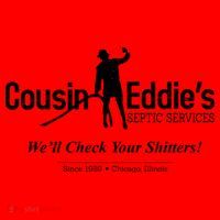 Cousin Eddie's Septic Service We'll Check Your Shitters! Santa Hat thumb 1