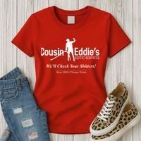 Cousin Eddie's Septic Service We'll Check Your Shitters! Women's T-Shirt thumb 3