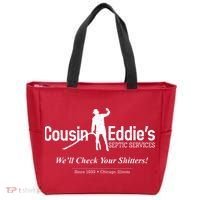 Cousin Eddie's Septic Service We'll Check Your Shitters! Tote Bag thumb 0