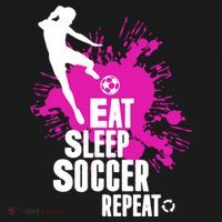Cute Eat Sleep Soccer Repeat Gift Girls Fútbol Player Graphic Gift Women's Hoodie thumb 2