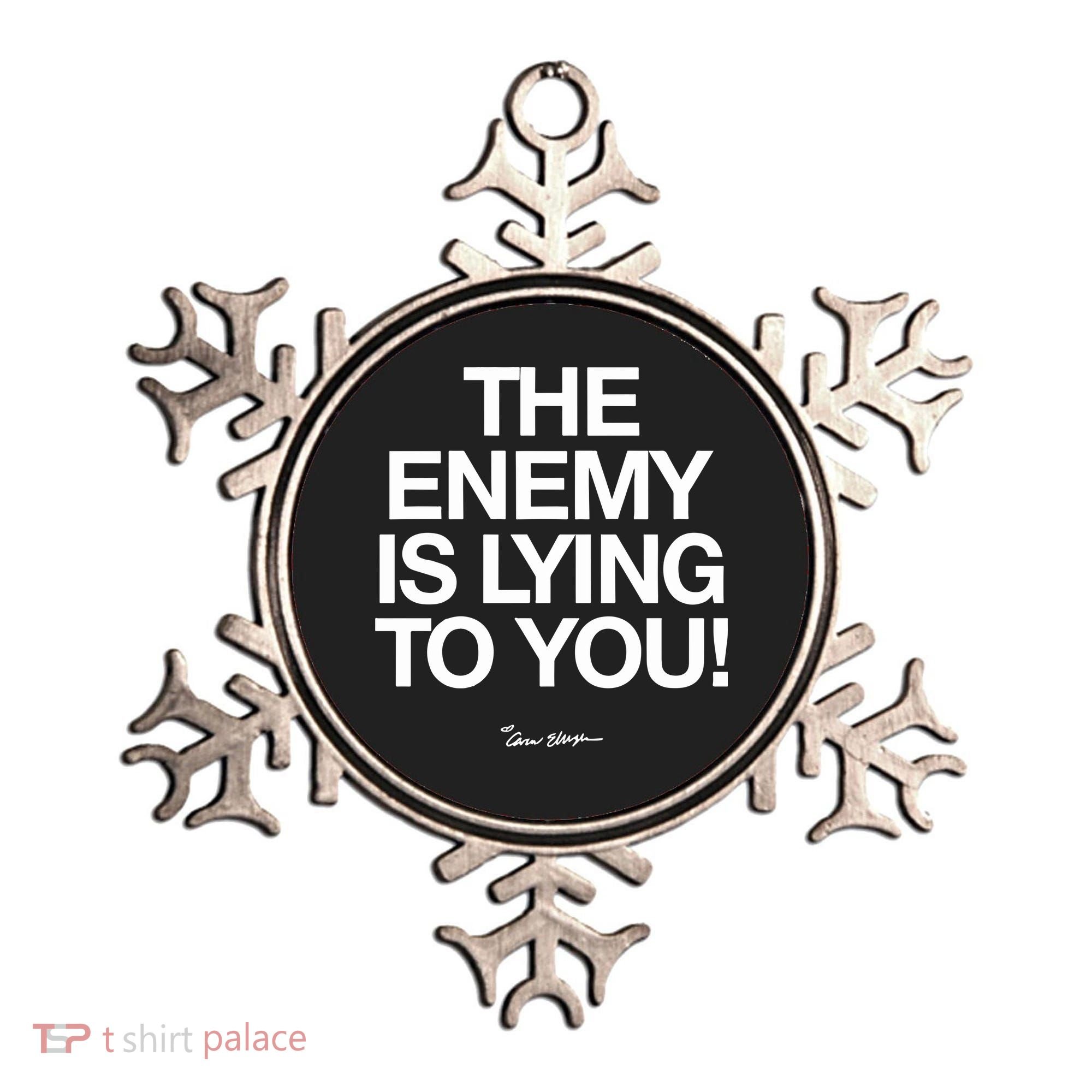 Carew Ellington Spread The Truth The Enemy Is Lying To You Ornament