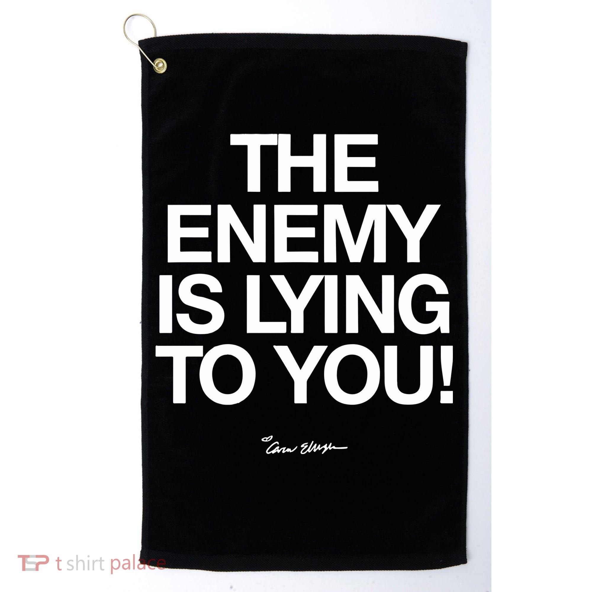 Carew Ellington Spread The Truth The Enemy Is Lying To You Golf Towel