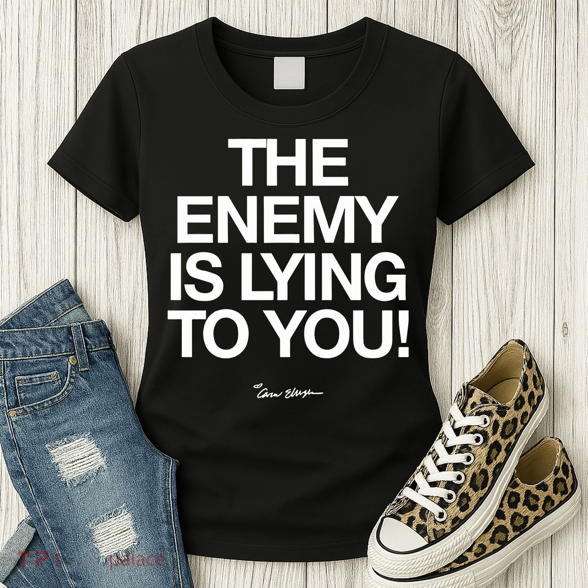 Carew Ellington Spread The Truth The Enemy Is Lying To You Women's T-Shirt