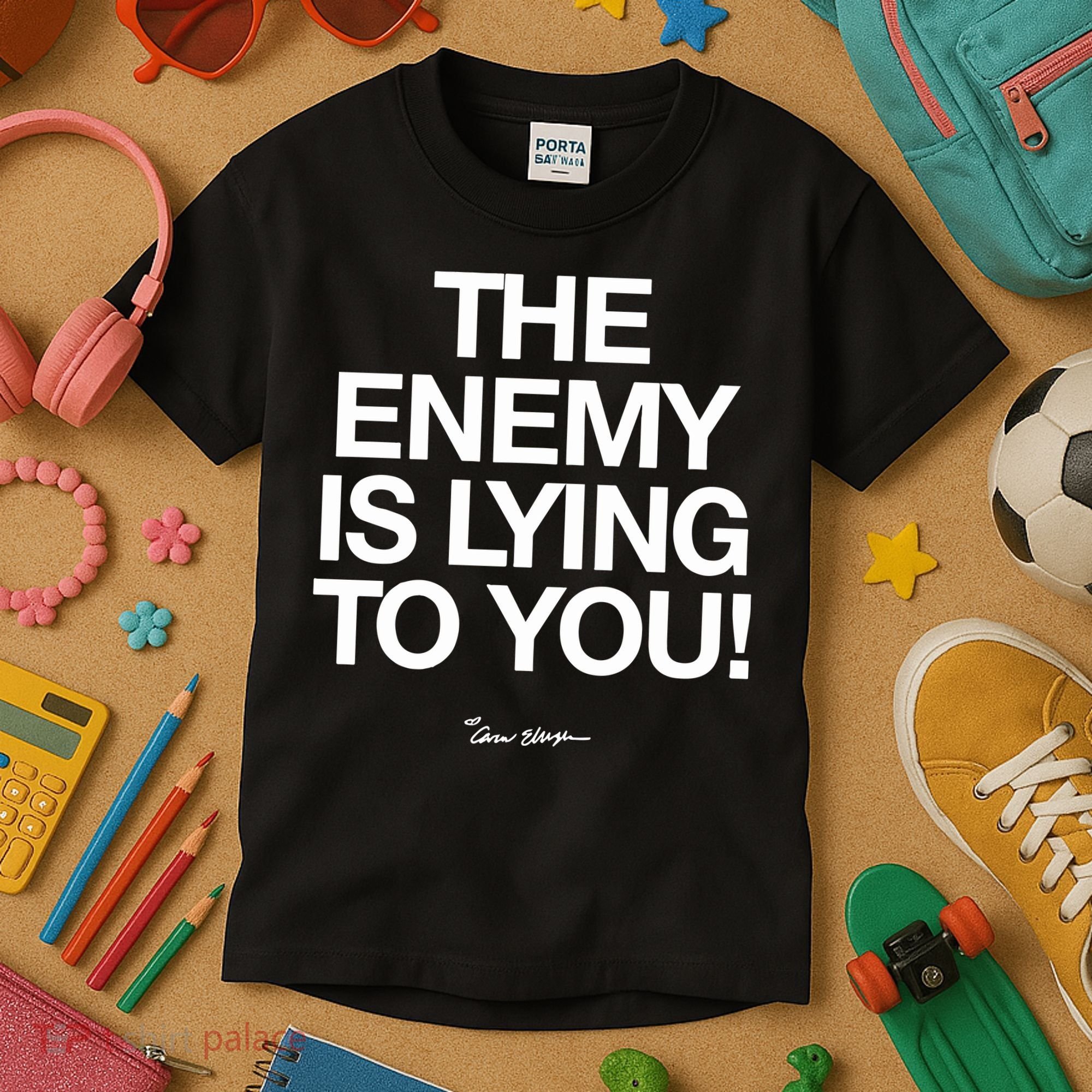 Carew Ellington Spread The Truth The Enemy Is Lying To You Kids T-Shirt