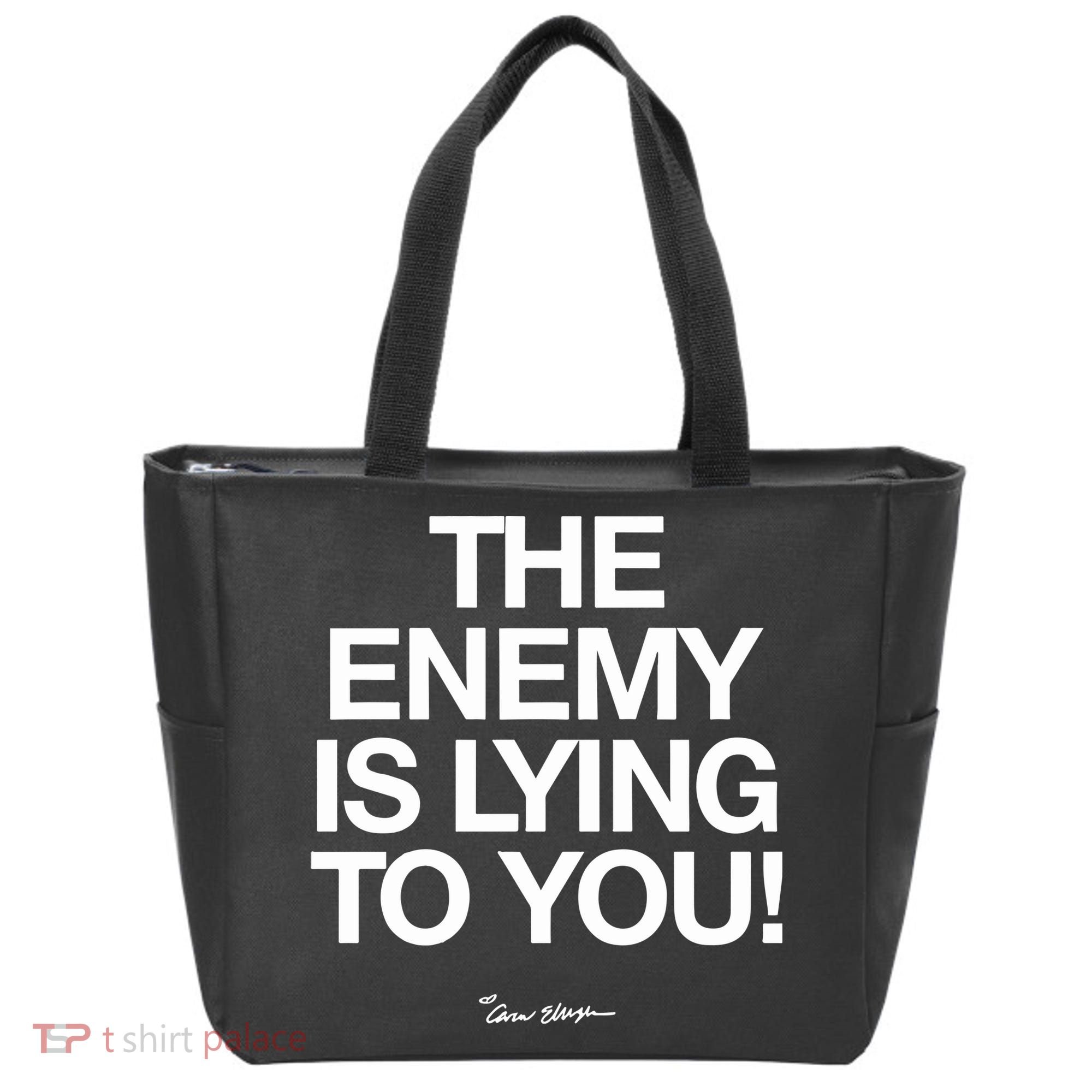 Carew Ellington Spread The Truth The Enemy Is Lying To You Tote Bag