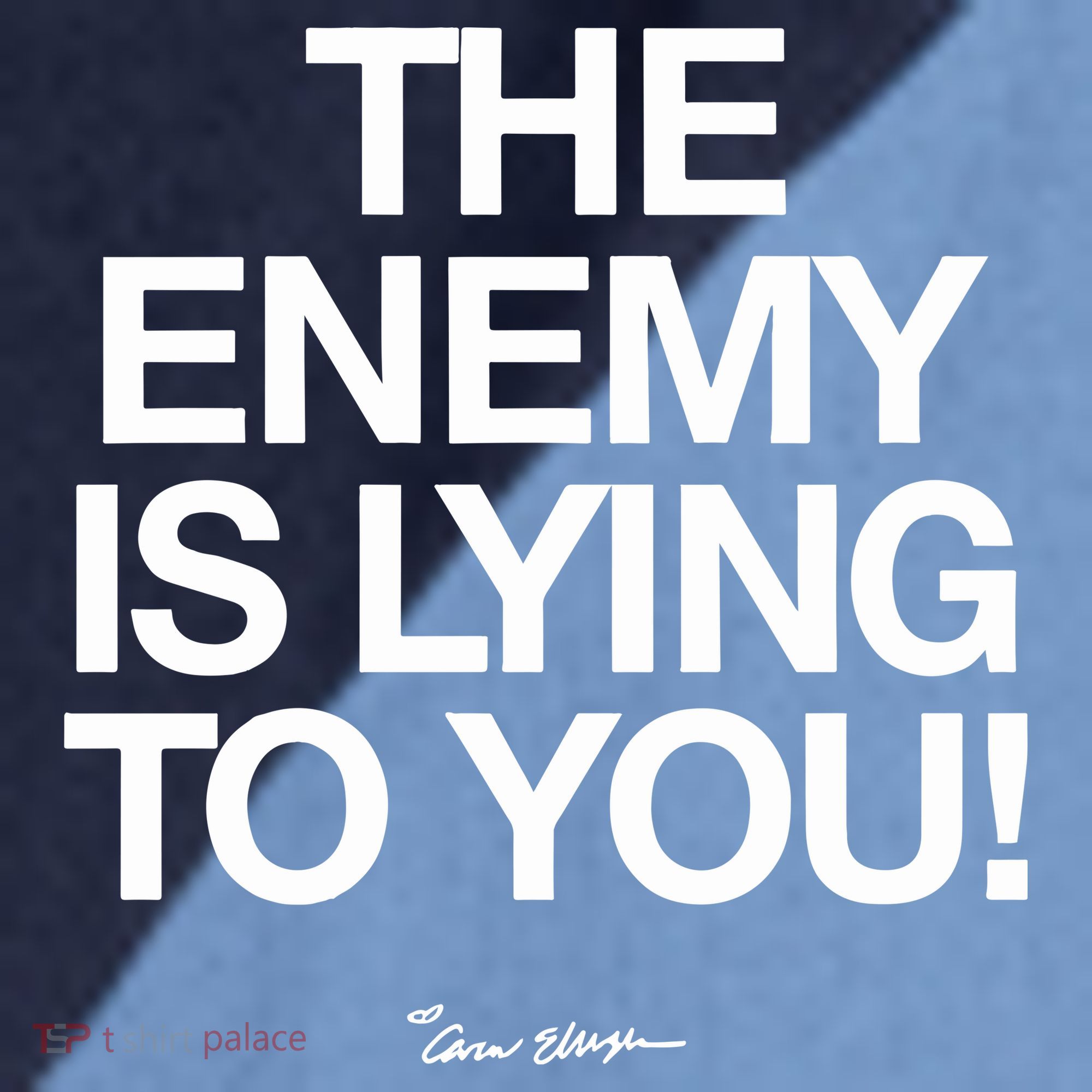 Carew Ellington Spread The Truth The Enemy Is Lying To You Raglan Baseball Sleeve Shirt