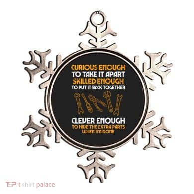Curious Enough To Take It Apart Car Auto Garage Mechanic Ornament