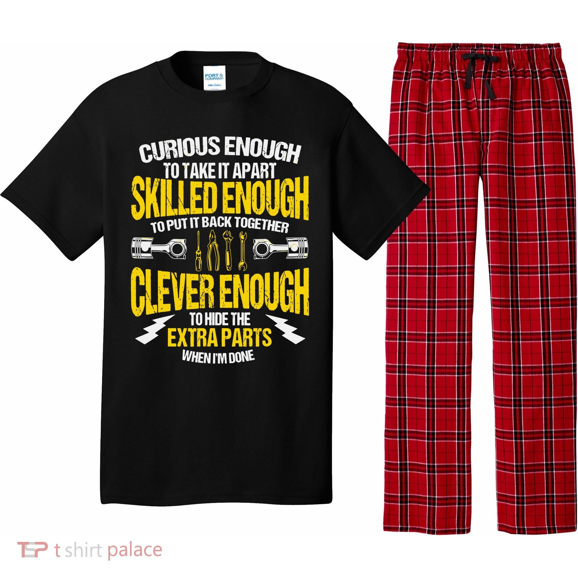 Curious Enough To Take It Apart Pajama Set