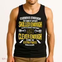 Curious Enough To Take It Apart Tank Top thumb 3