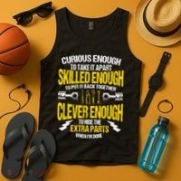 Curious Enough To Take It Apart Tank Top thumb 4
