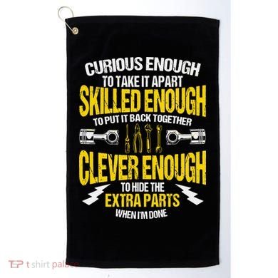 Curious Enough To Take It Apart Golf Towel