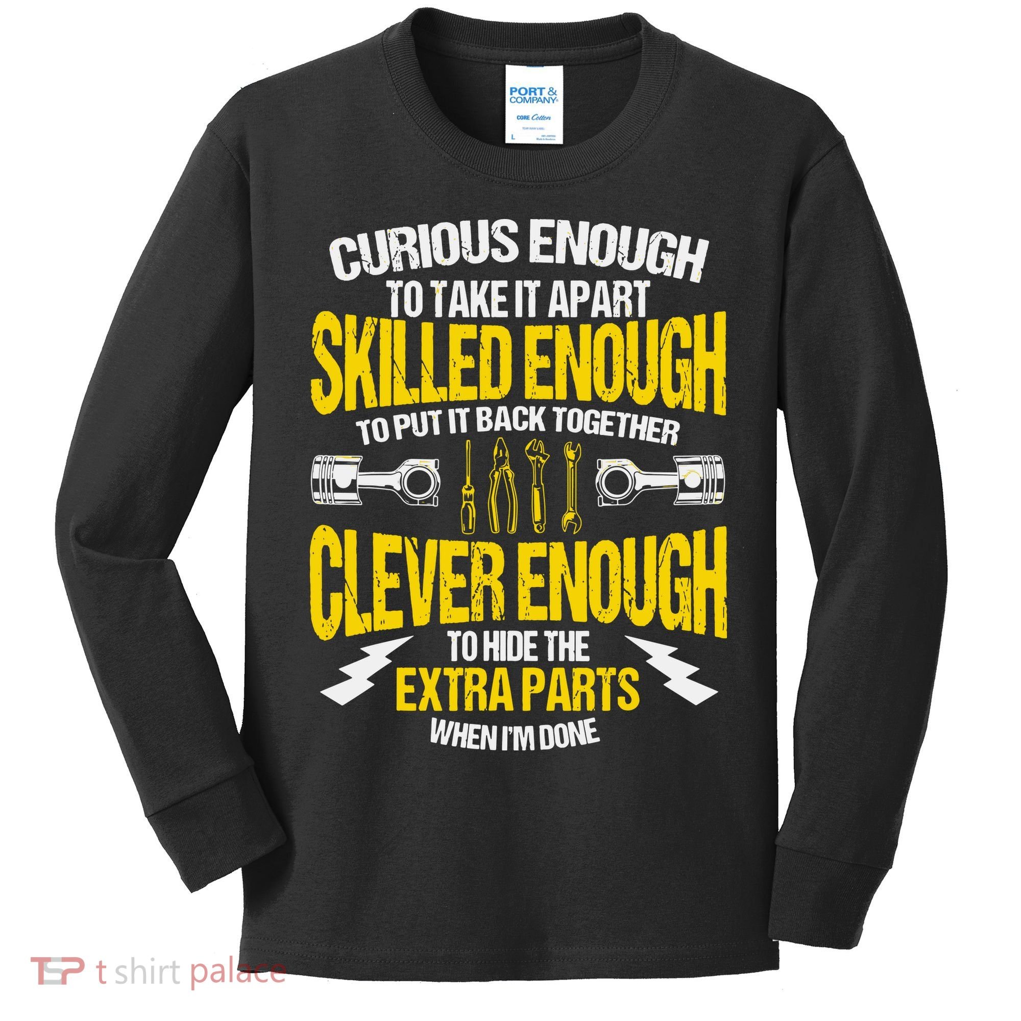 Curious Enough To Take It Apart Kids Long Sleeve Shirt