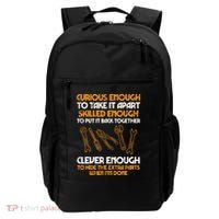Curious Enough To Take It Apart Car Auto Garage Backpack thumb 0