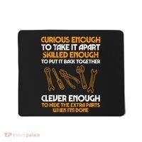 Curious Enough To Take It Apart Car Auto Garage Mousepad thumb 0