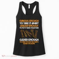 Curious Enough To Take It Apart Car Auto Garage Women's Tank Top thumb 0