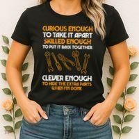 Curious Enough To Take It Apart Car Auto Garage Women's T-Shirt thumb 2