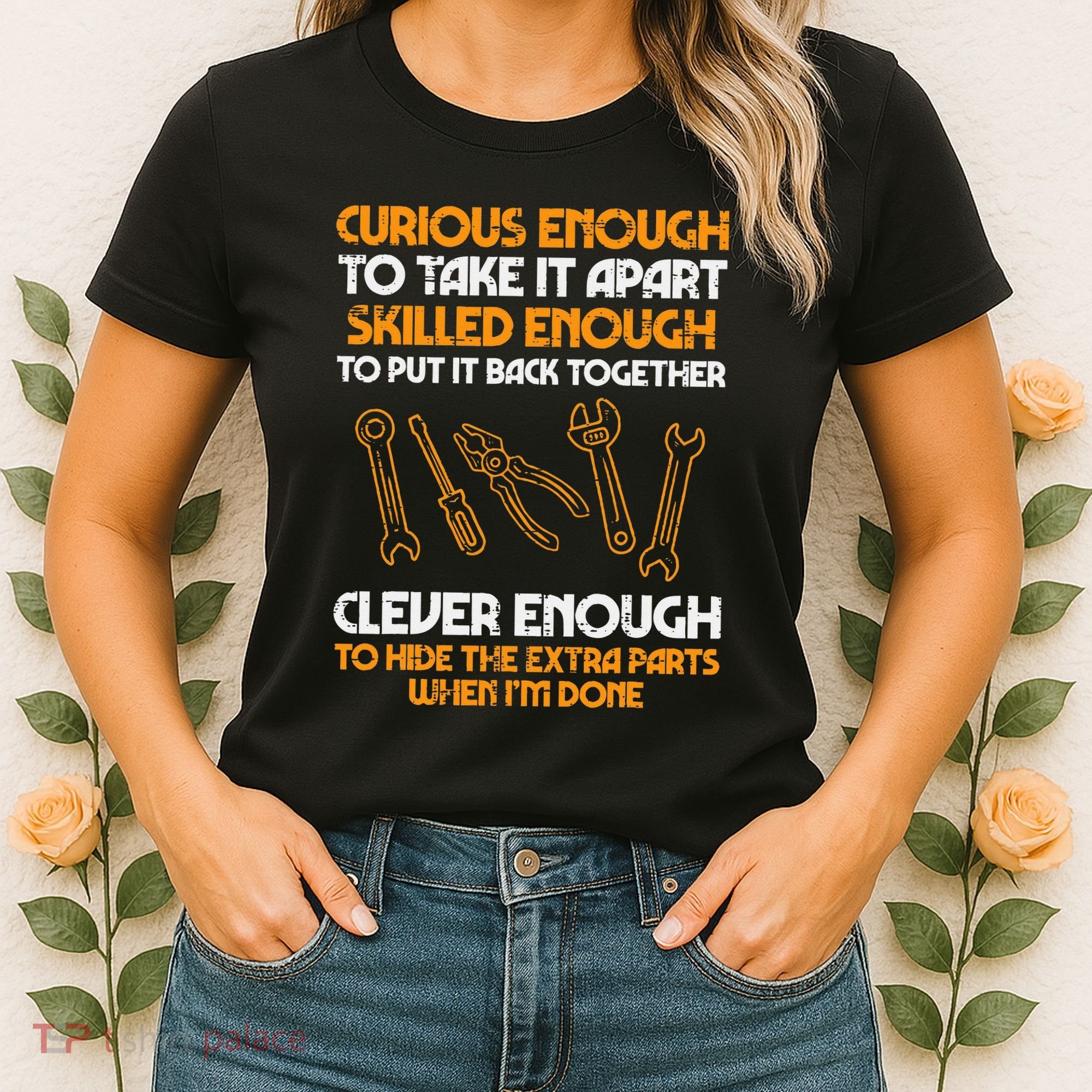 Curious Enough To Take It Apart Car Auto Garage Women's T-Shirt