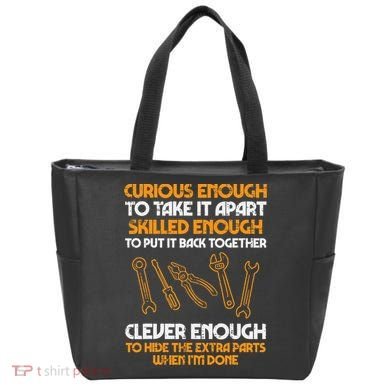 Curious Enough To Take It Apart Car Auto Garage Tote Bag