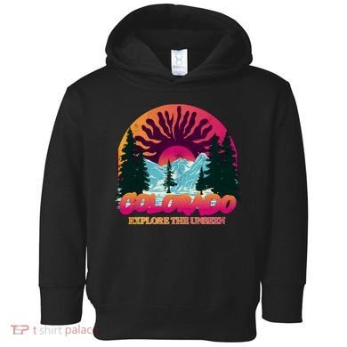 Colorado Explore The Unseen Toddler Hoodie