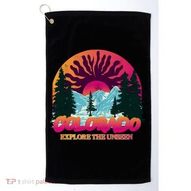 Colorado Explore The Unseen Golf Towel
