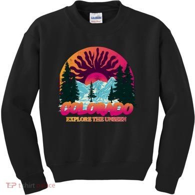 Colorado Explore The Unseen Kids Sweatshirt