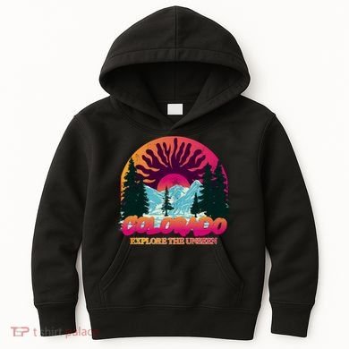 Colorado Explore The Unseen Kids Hoodie