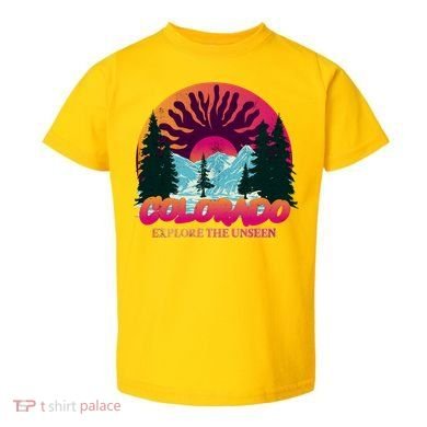 Colorado Explore The Unseen Toddler T-Shirt