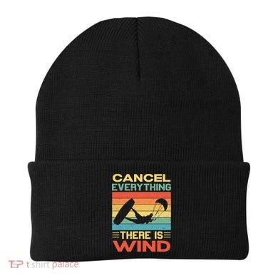 Cancel Everything There Is Wind Kiteboarding Kite Kitesurfer Beanie