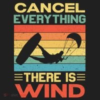Cancel Everything There Is Wind Kiteboarding Kite Kitesurfer Beanie thumb 2