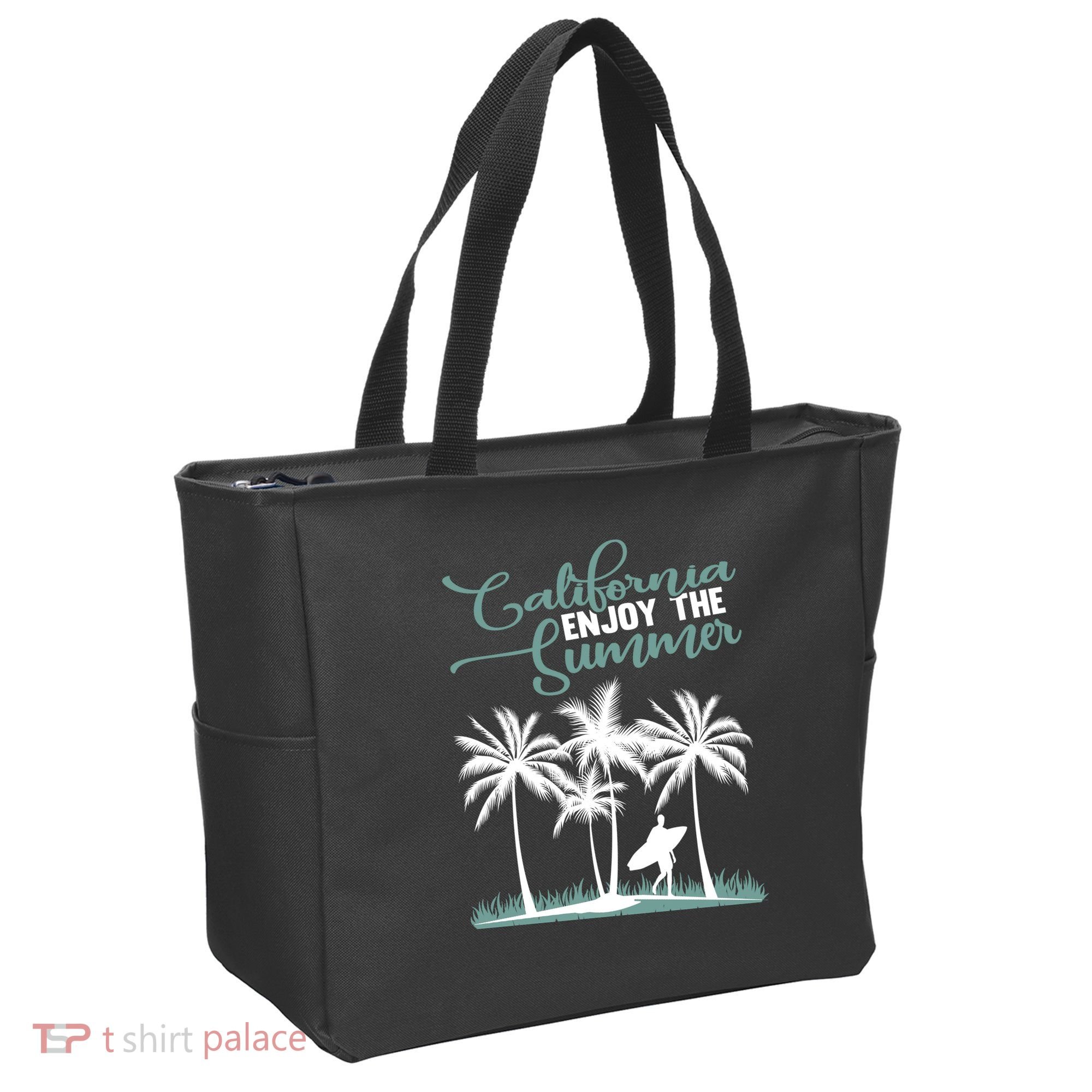 California Enjoy The Summer Surf Tote Bag
