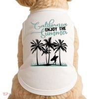 California Enjoy The Summer Surf Doggie Tank thumb 0