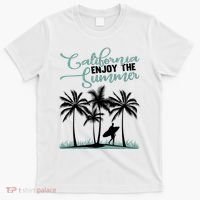 California Enjoy The Summer Surf T-Shirt thumb 0