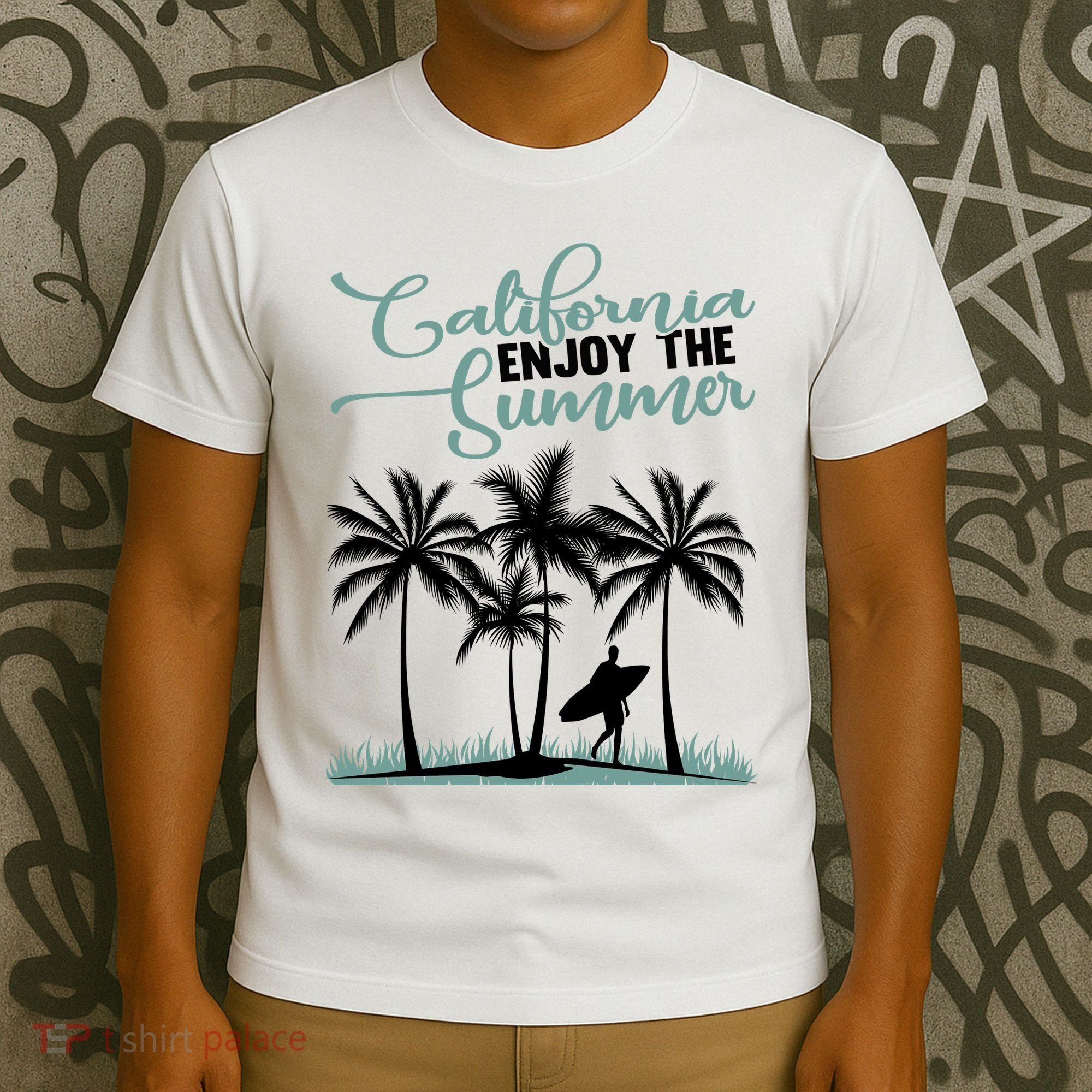 California Enjoy The Summer Surf T-Shirt