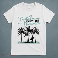 California Enjoy The Summer Surf T-Shirt thumb 5