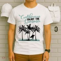 California Enjoy The Summer Surf T-Shirt thumb 6
