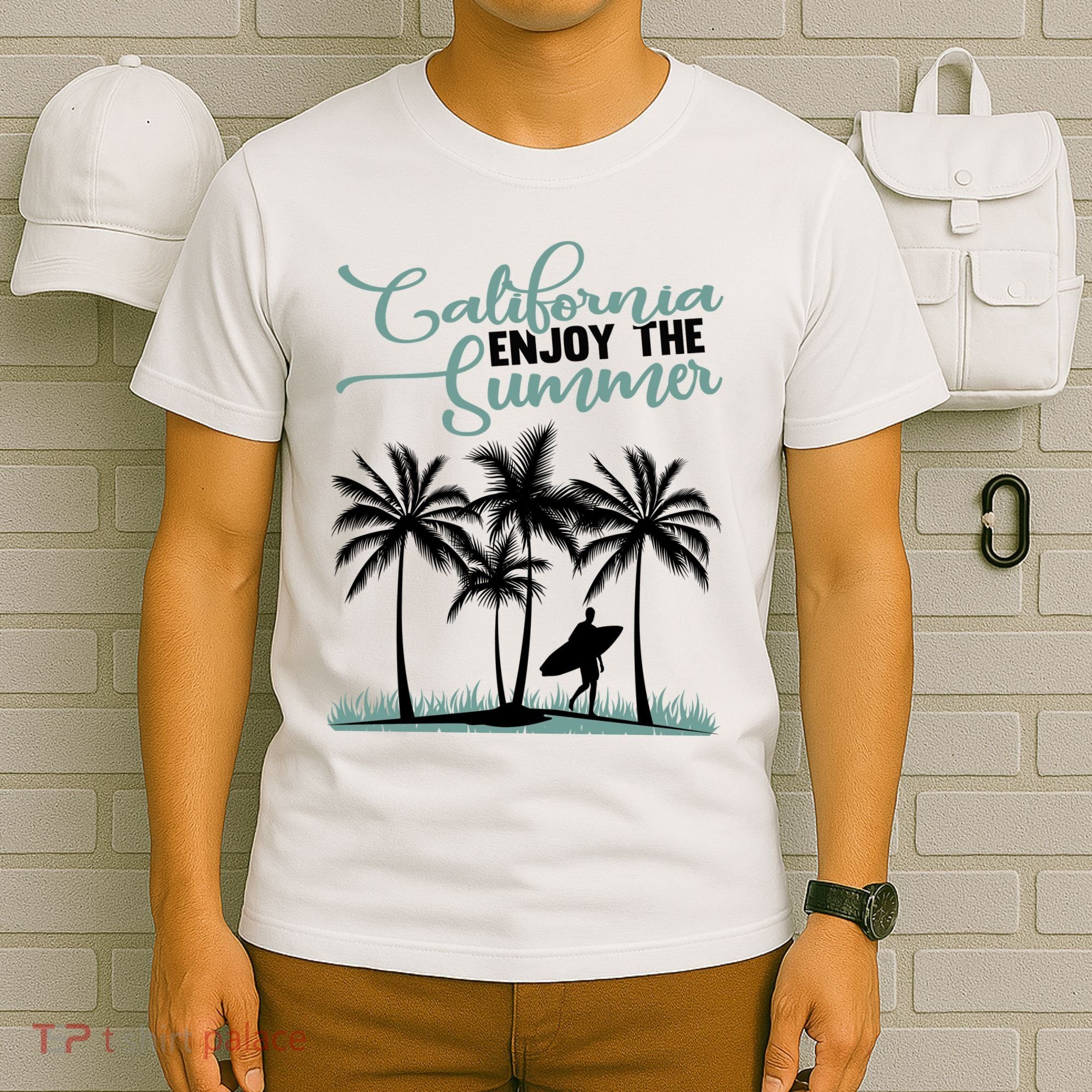 California Enjoy The Summer Surf T-Shirt