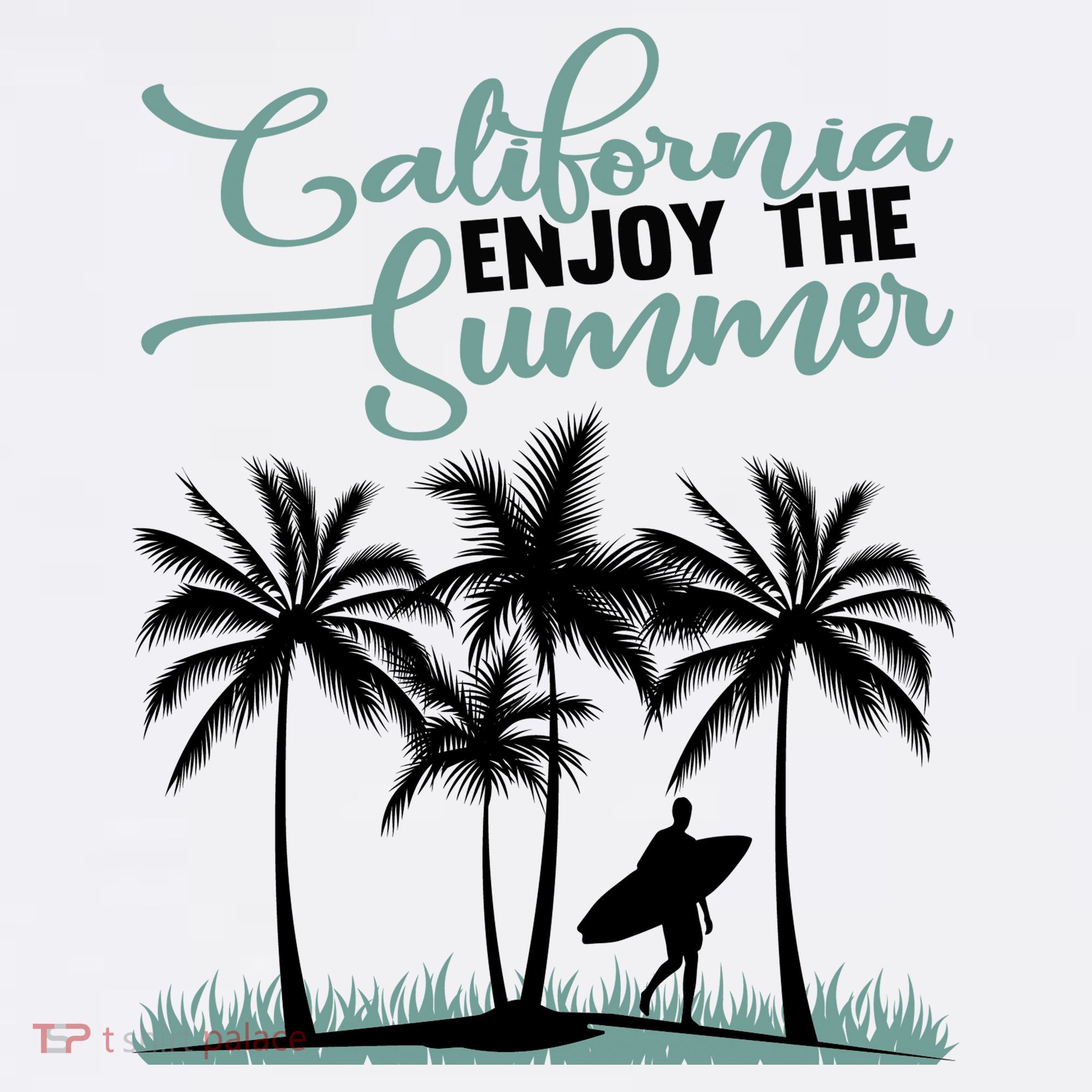 California Enjoy The Summer Surf T-Shirt