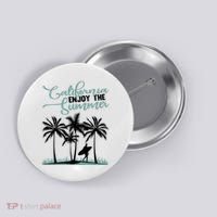 California Enjoy The Summer Surf Button thumb 0