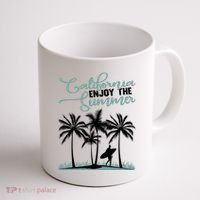 California Enjoy The Summer Surf Coffee Mug thumb 1