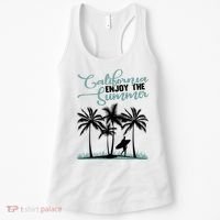 California Enjoy The Summer Surf Women's Tank Top thumb 0