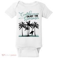 California Enjoy The Summer Surf Baby Bodysuit thumb 0