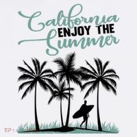 California Enjoy The Summer Surf Baby Bodysuit thumb 2