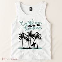 California Enjoy The Summer Surf Tank Top thumb 2