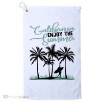 California Enjoy The Summer Surf Golf Towel thumb 0
